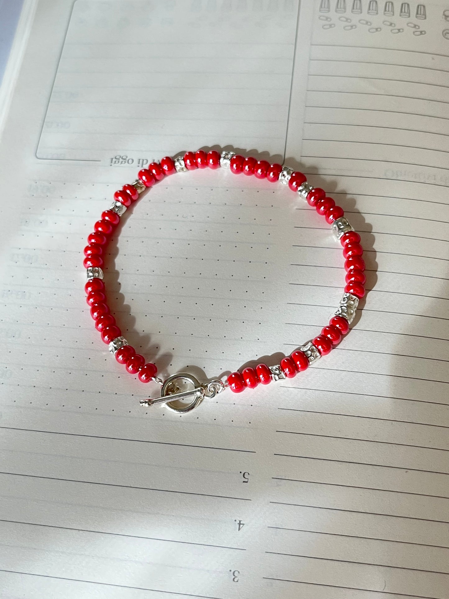 Bracciale pepite colorate