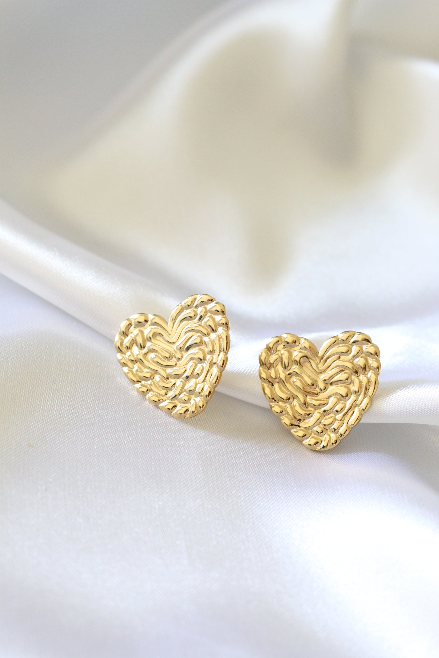 Orecchini Cuore intrecciato