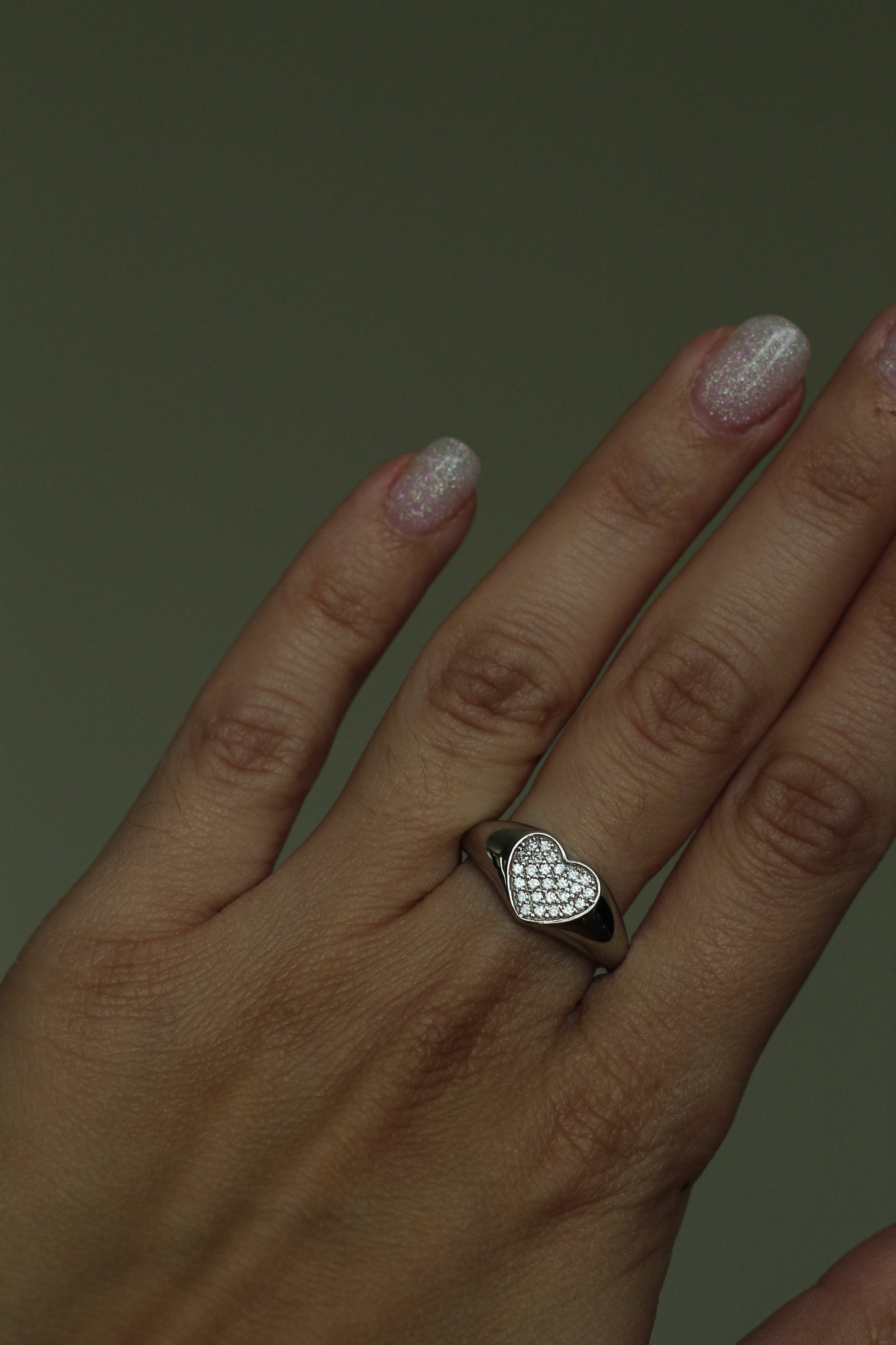 Anello chevalier cuore