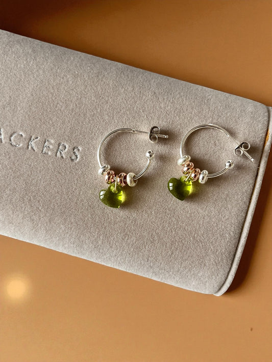 Orecchini quarzo idrotermale