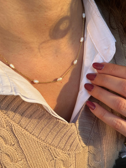 Collana perle di acqua dolce