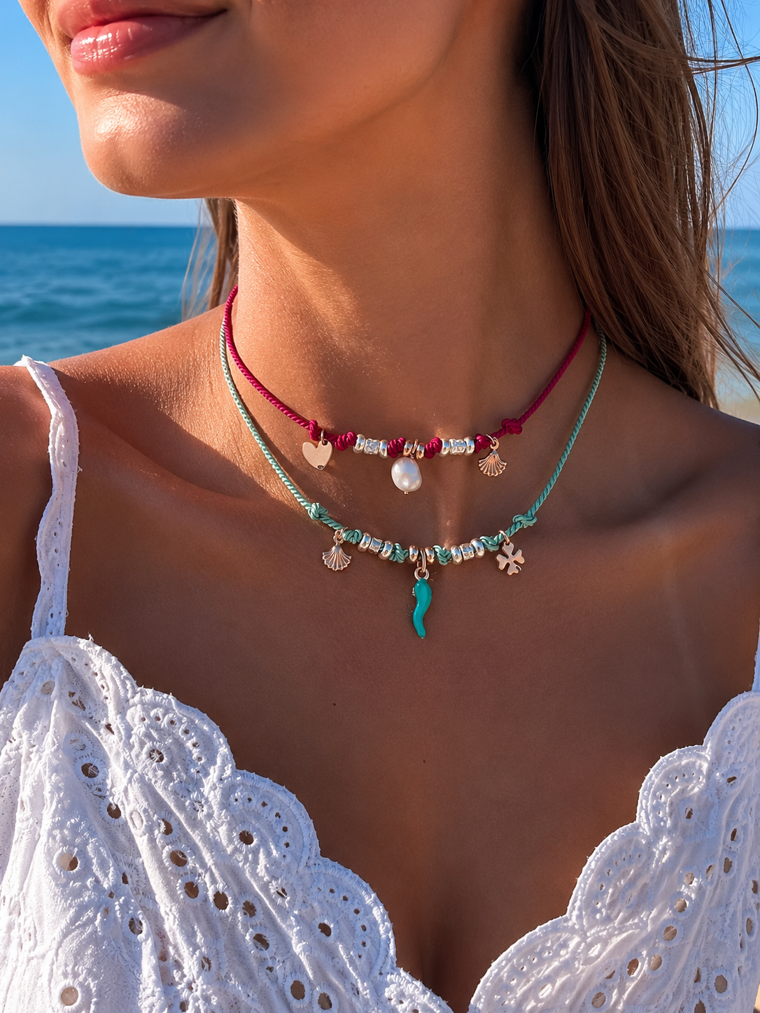 collana cordino charms