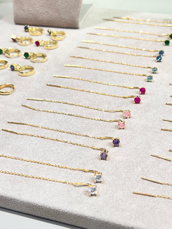 Orecchini saliscendi classici