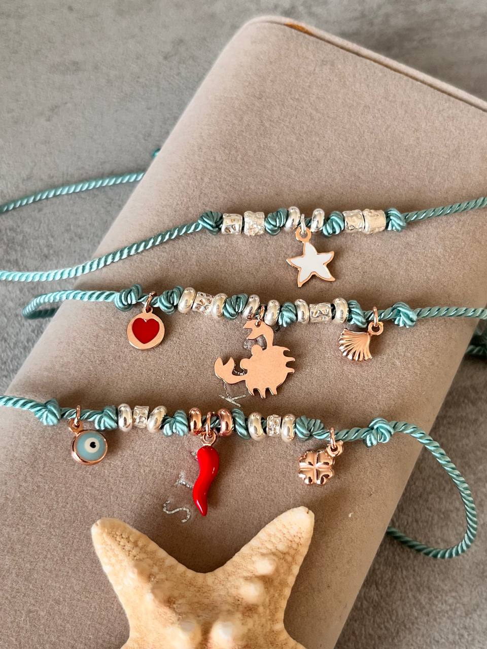 collana cordino charms