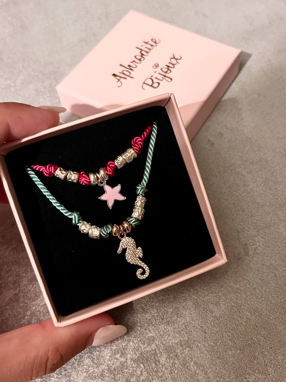 Collana cordino 1 charm