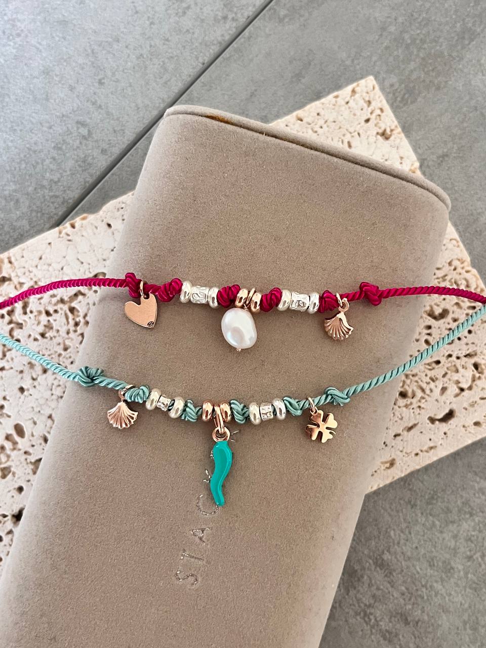 collana cordino charms