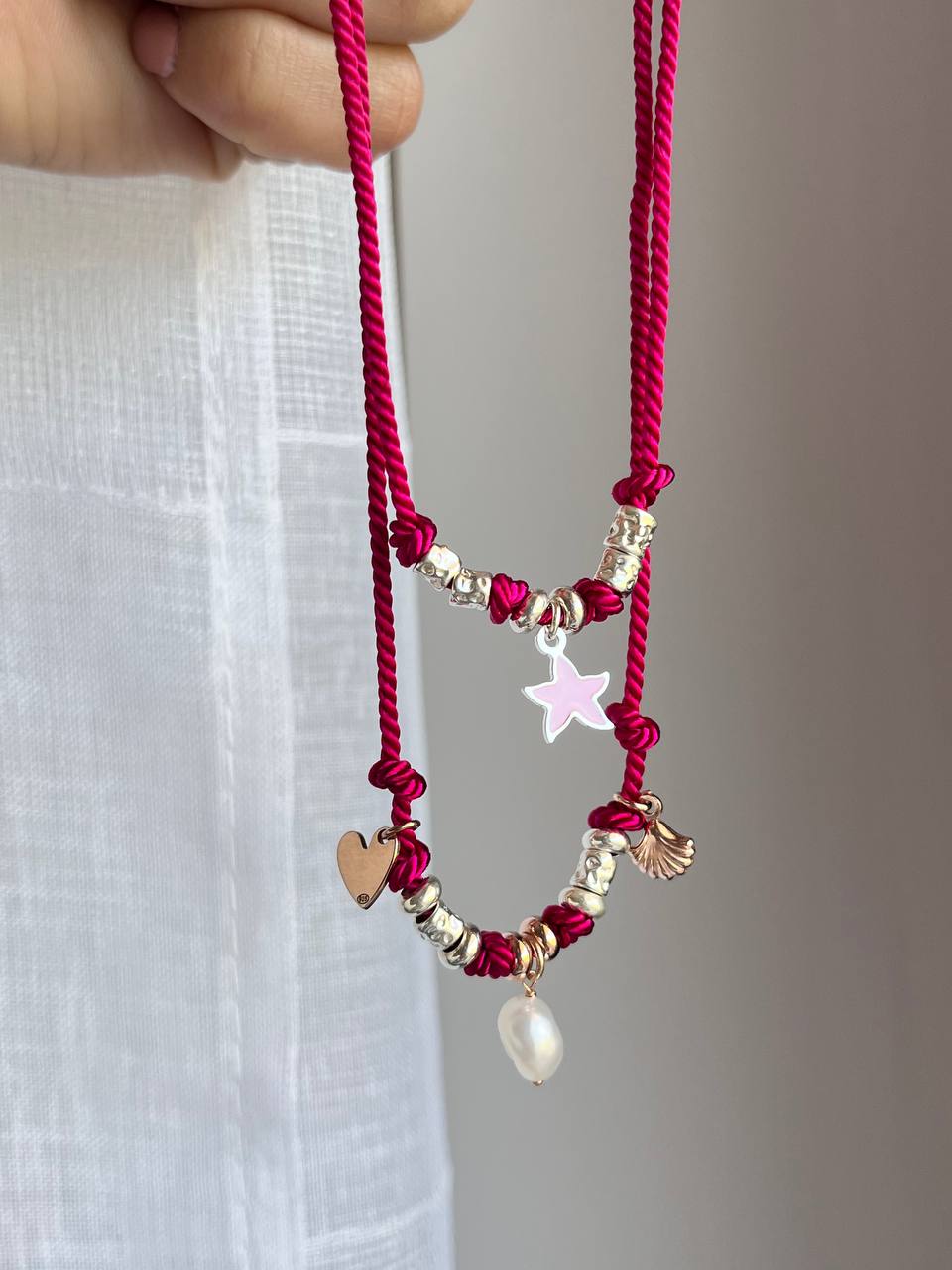 collana cordino charms