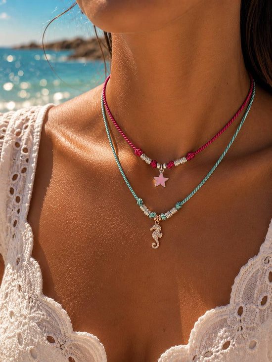 Collana cordino 1 charm