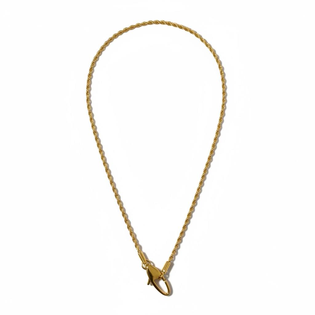 Collana Snake intreccio e chiusura
