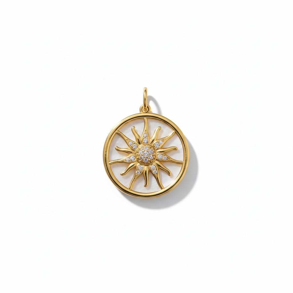 Charm sole madreperla