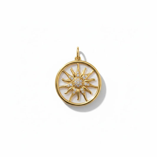 Charm sole madreperla