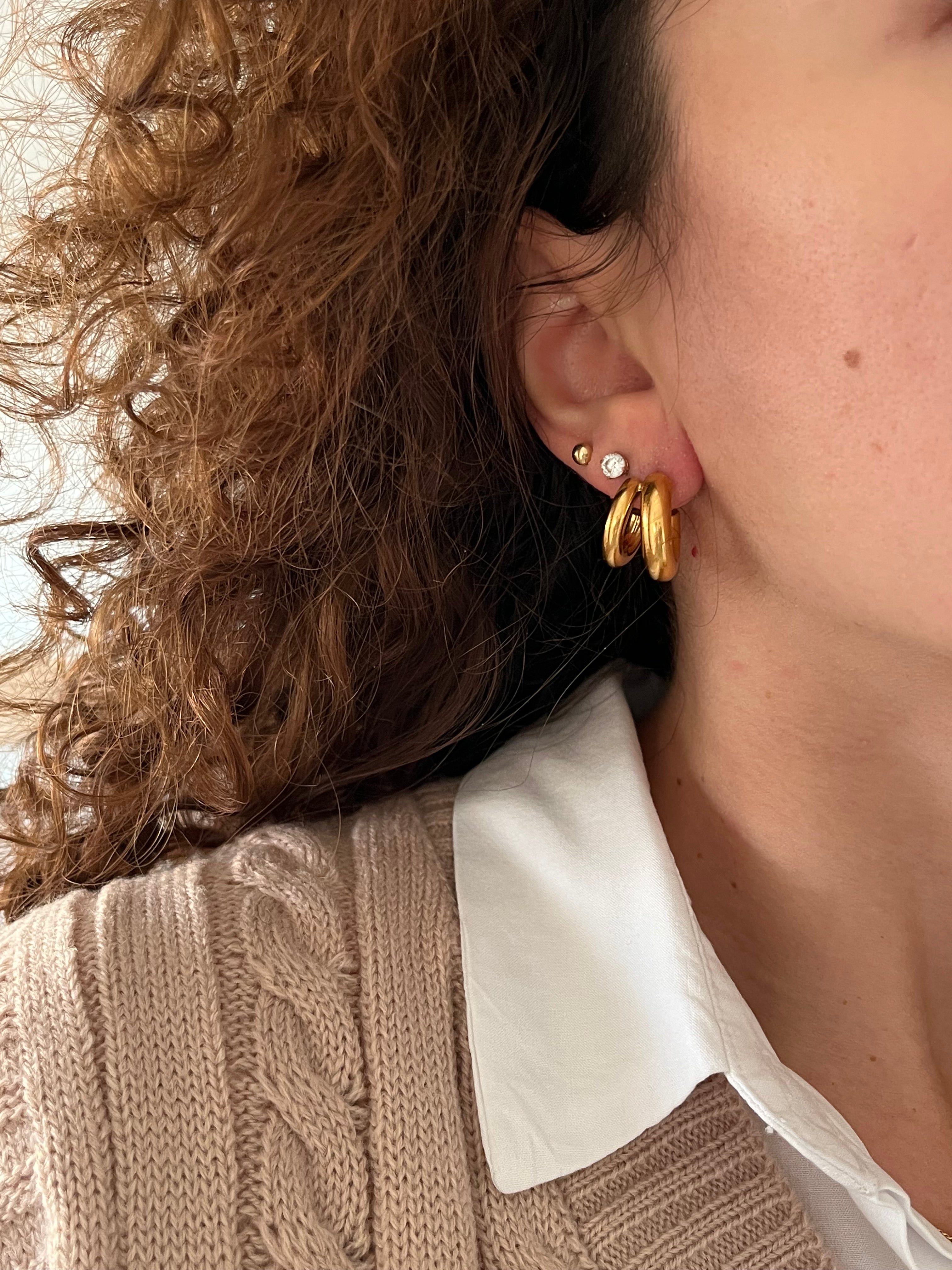 Hoops doppio cerchietto