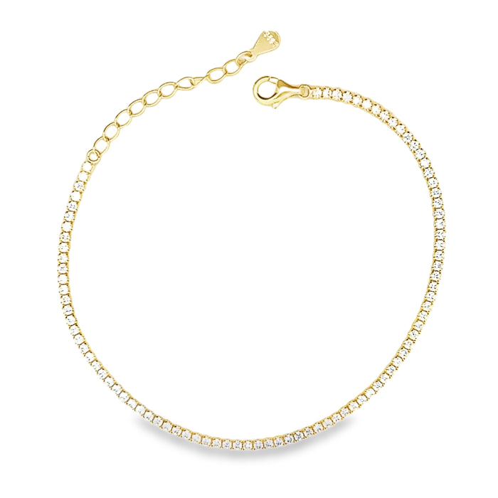 Bracciale tennis sottile