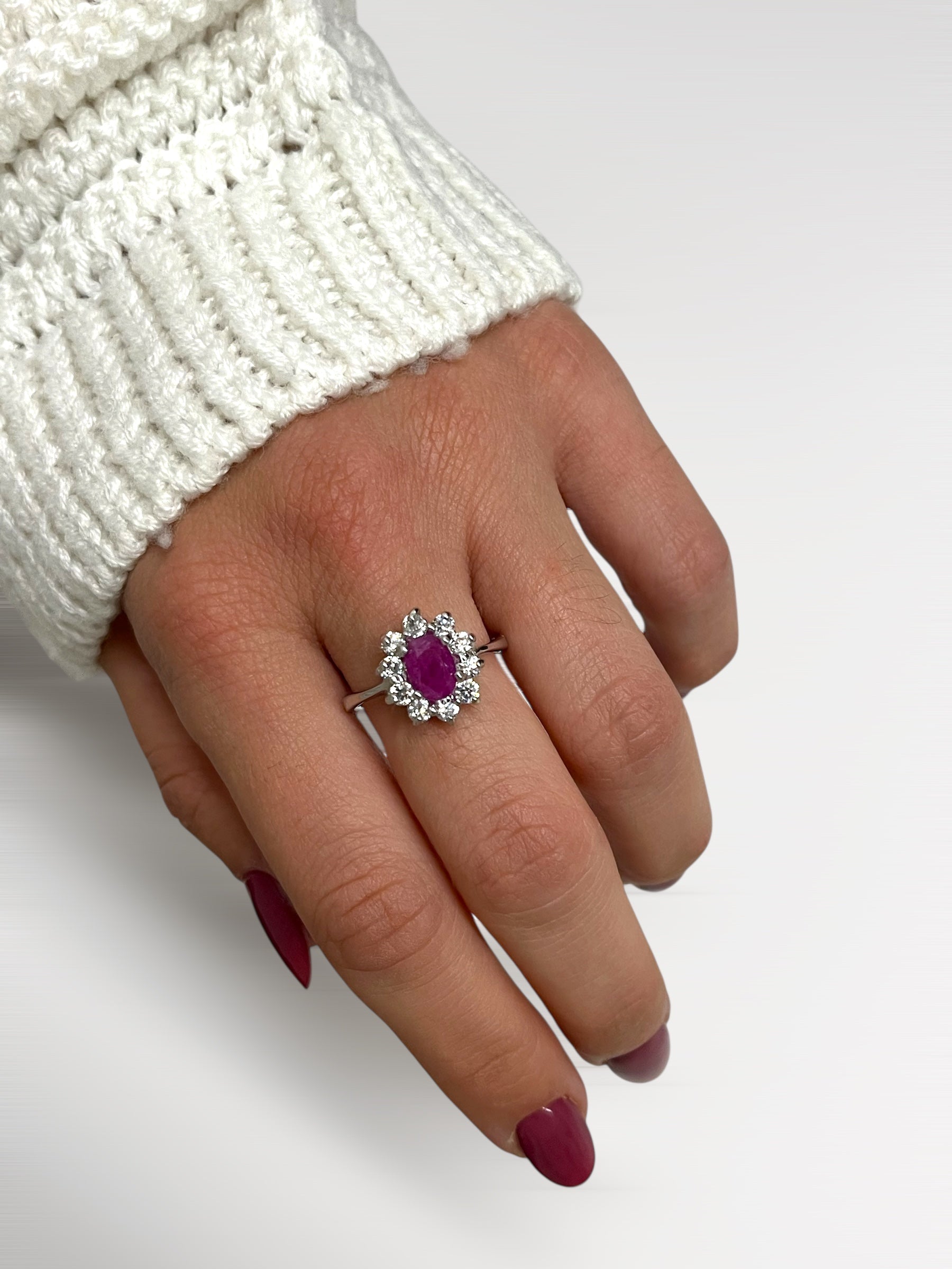Anello Kate opale ruby