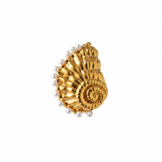 Ciondolo conchiglia di perle