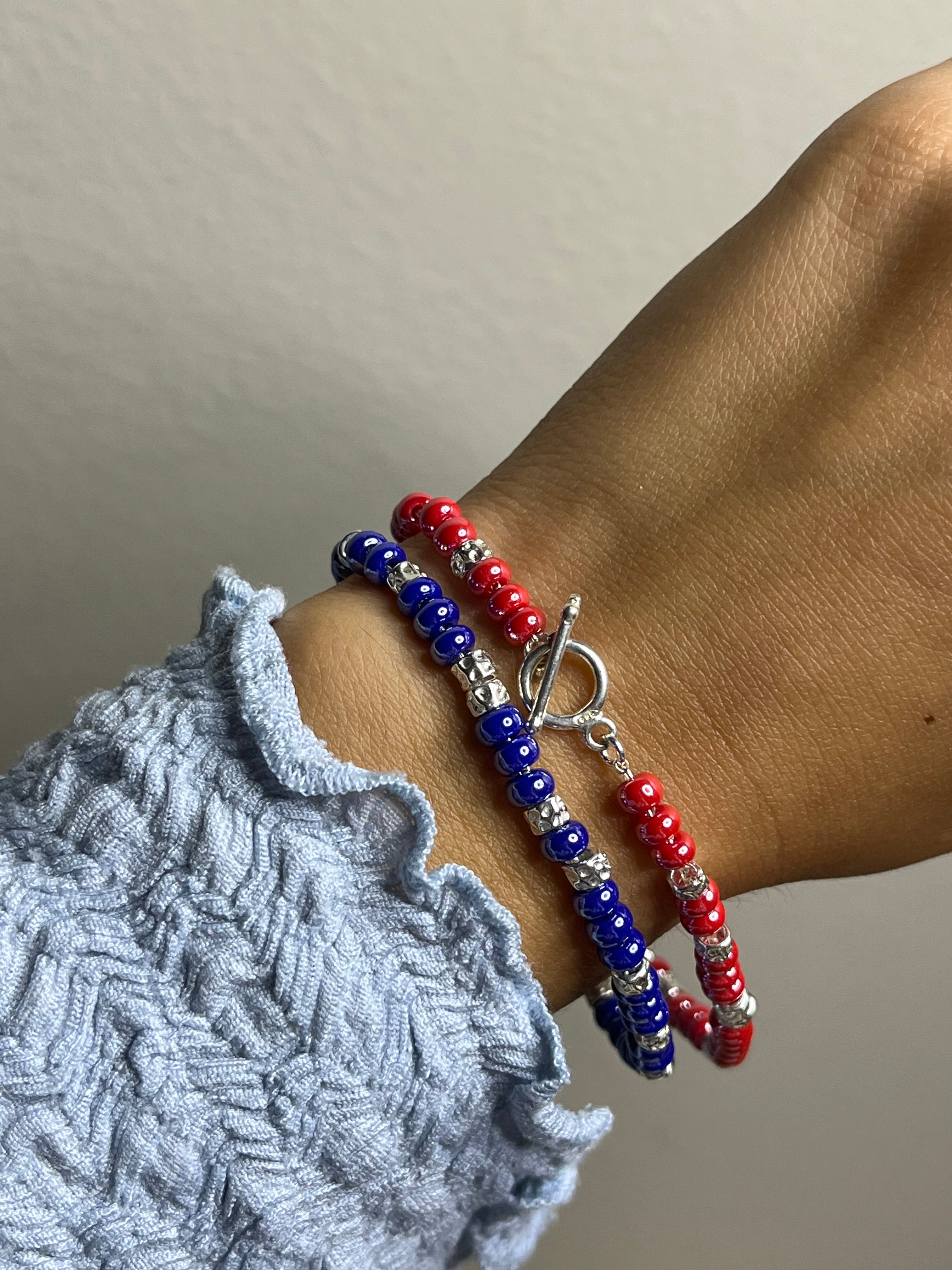 Bracciale pepite colorate