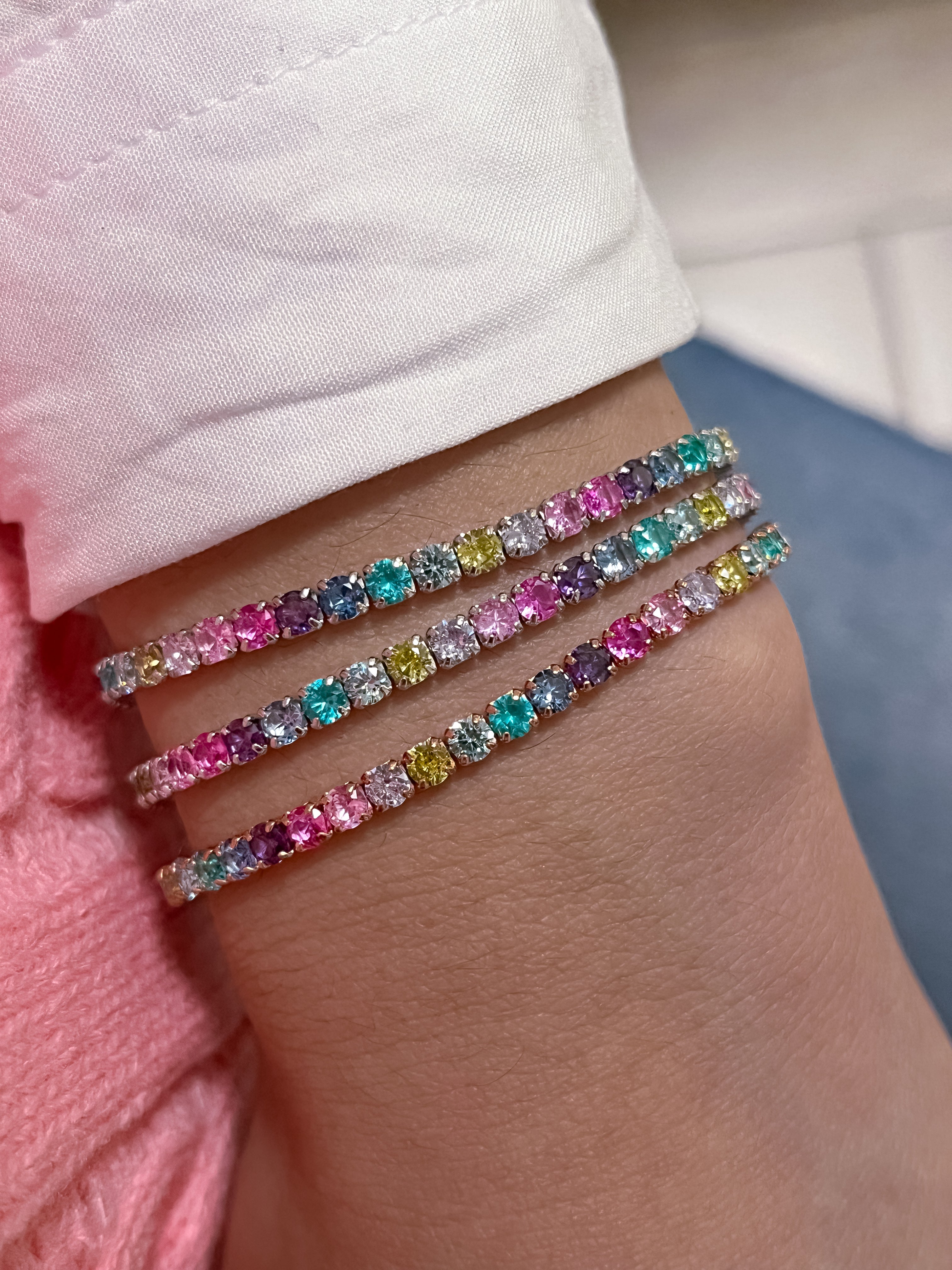Bracciale Tennis colorful paraiba