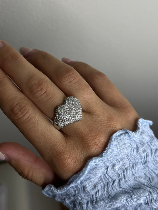 Anello chevalier cuore