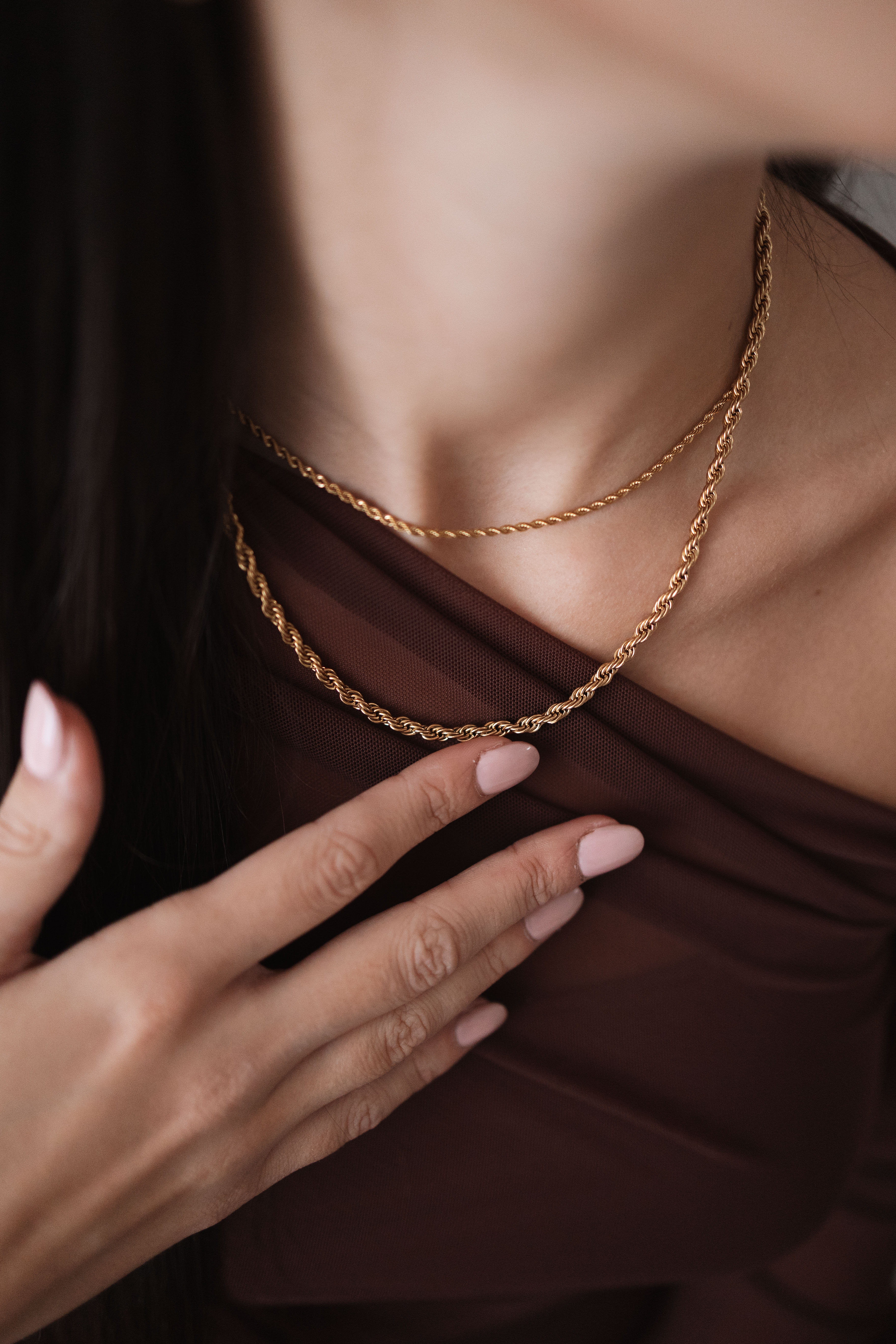 Collana snake intreccio