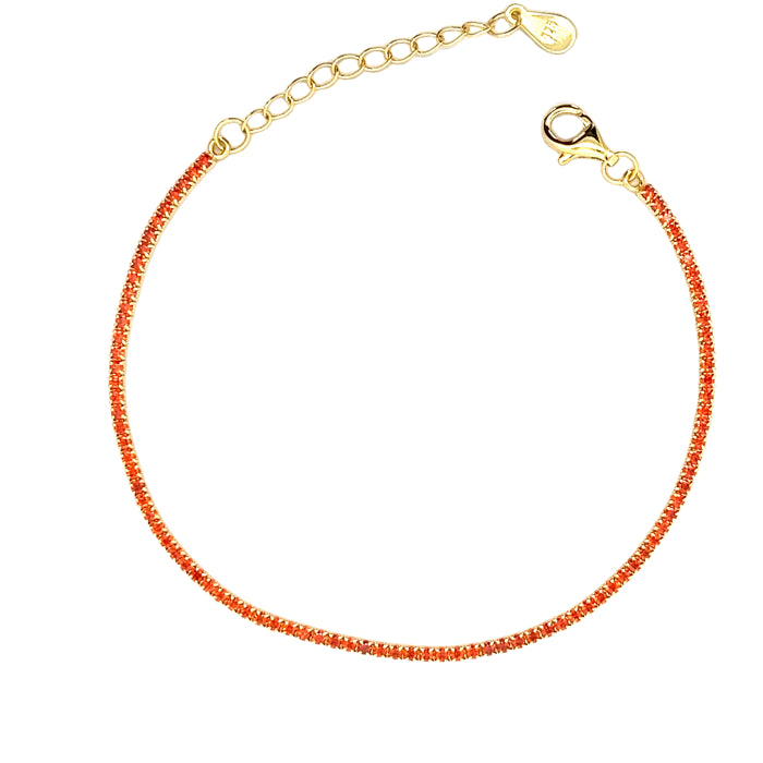 Bracciale tennis sottile