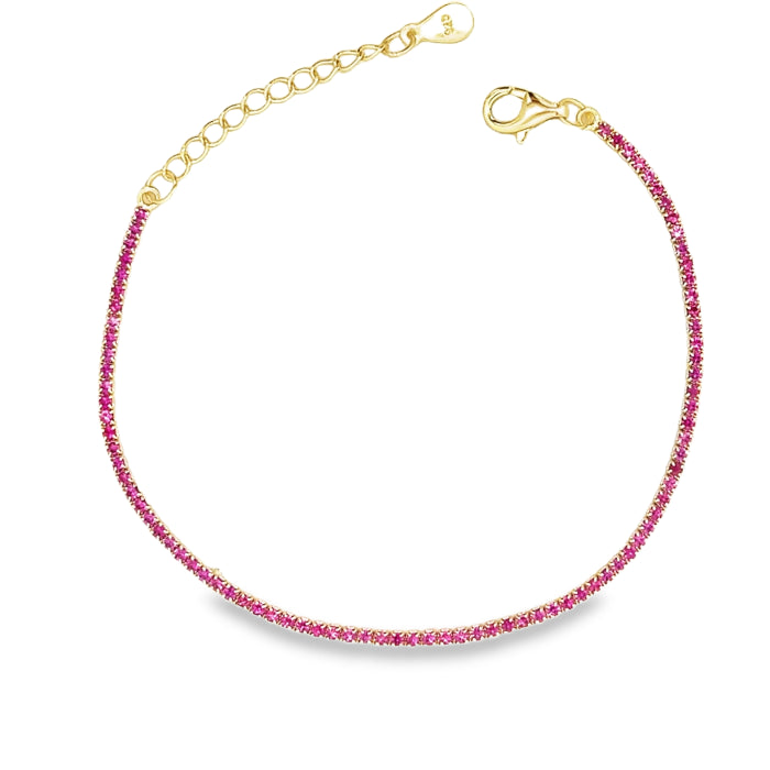 Bracciale tennis sottile