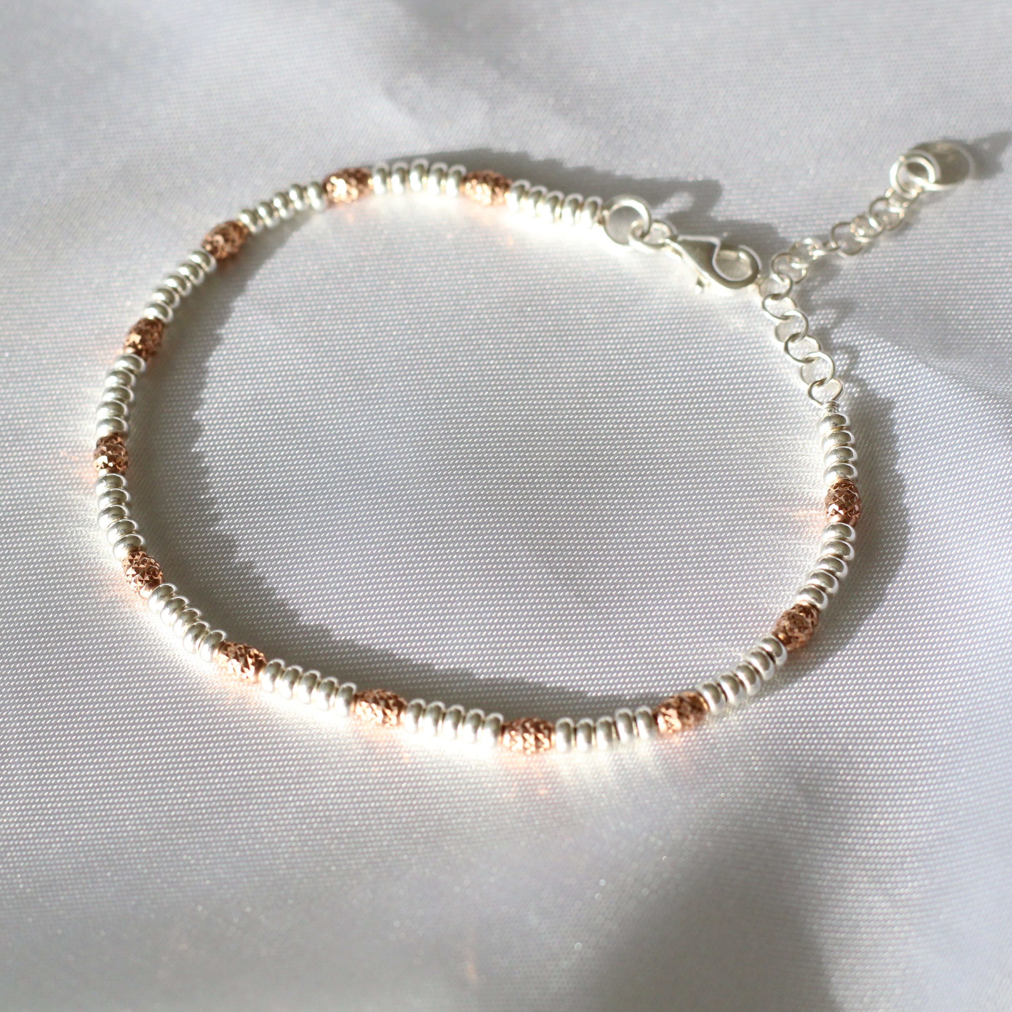 BRACCIALE RONDELLE E PEPITE