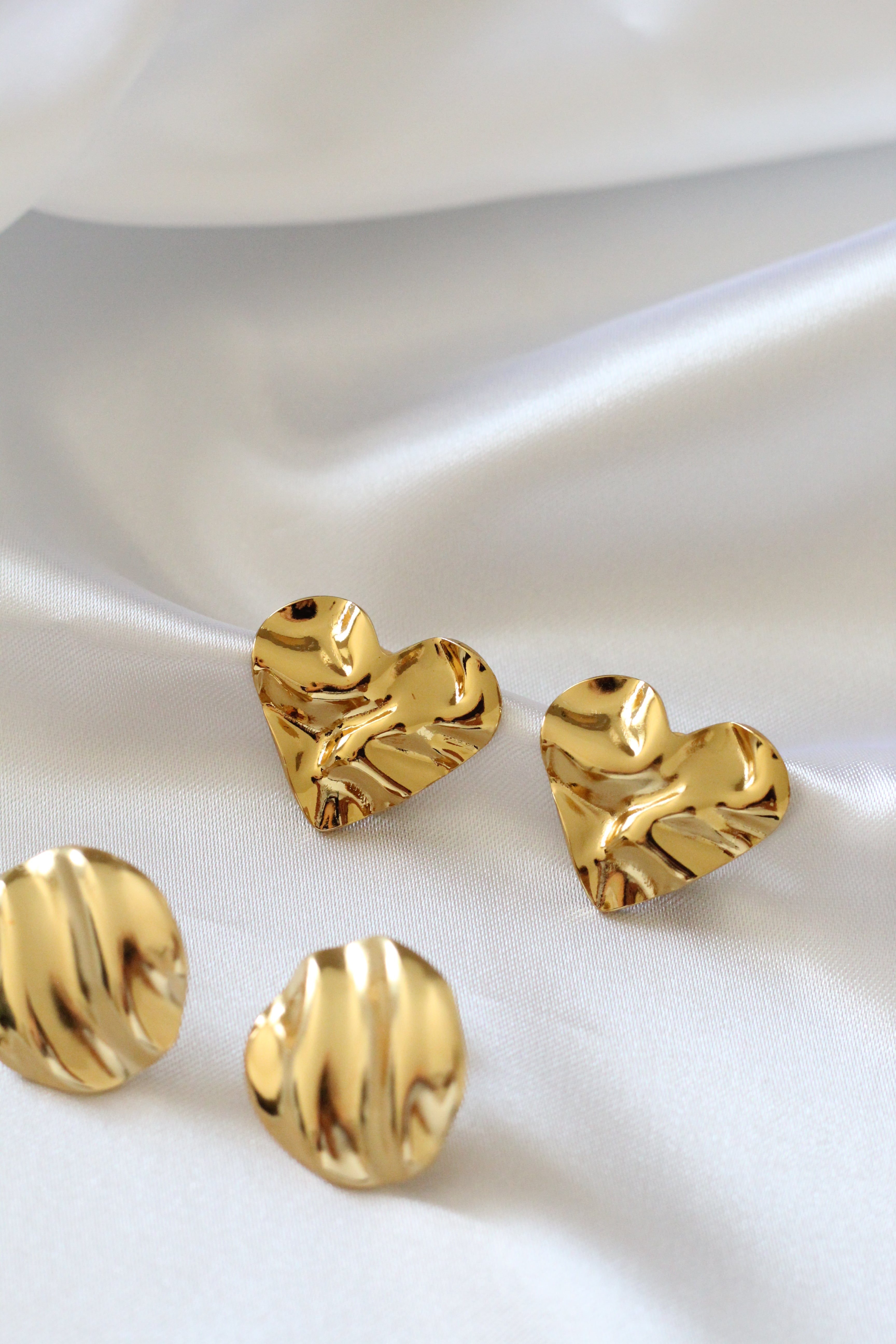 Orecchini Cuore fluido