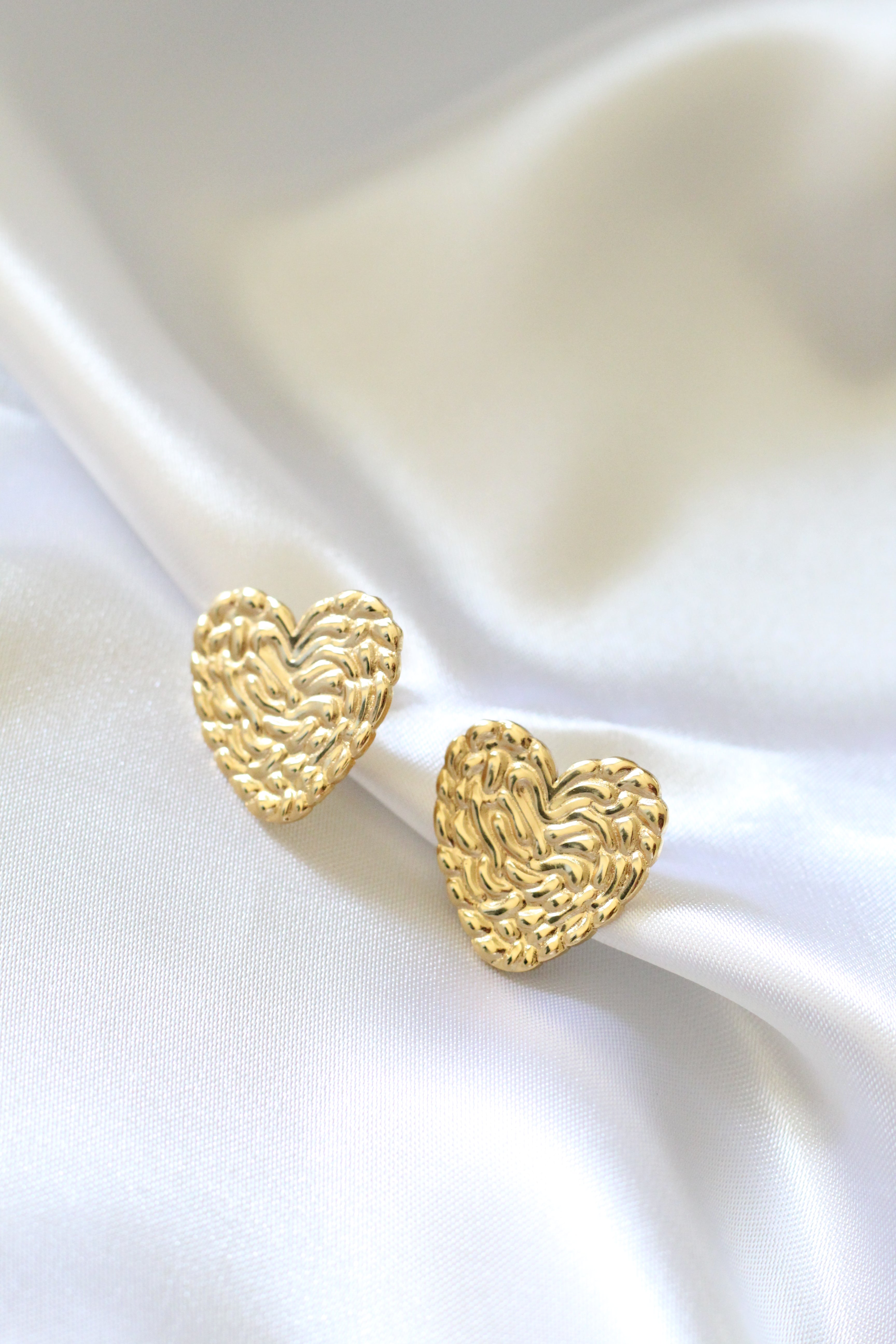 Orecchini Cuore intrecciato