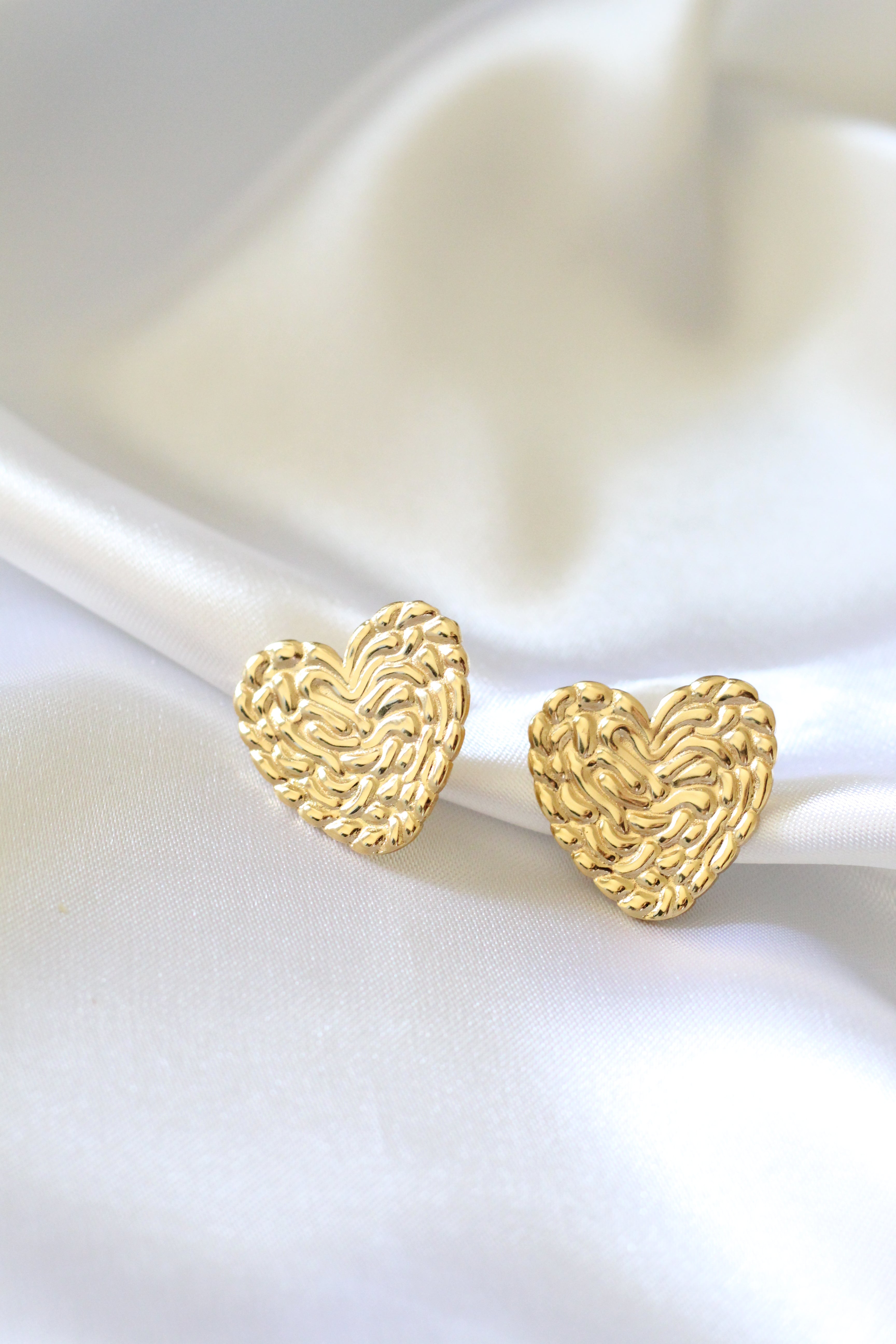 Orecchini Cuore intrecciato