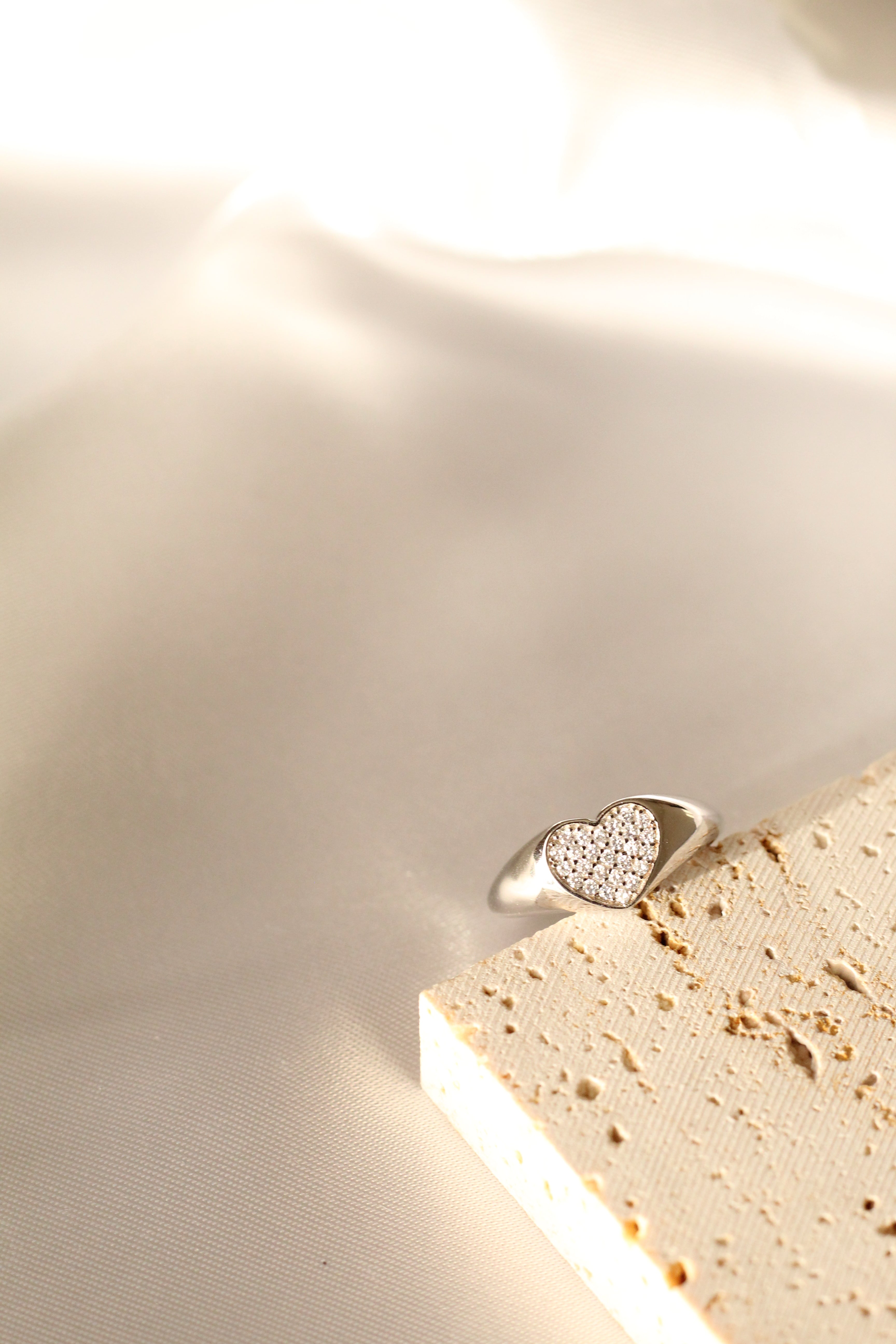 Anello chevalier cuore