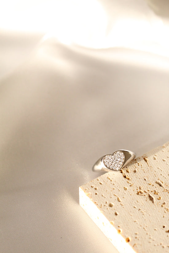 Anello chevalier cuore