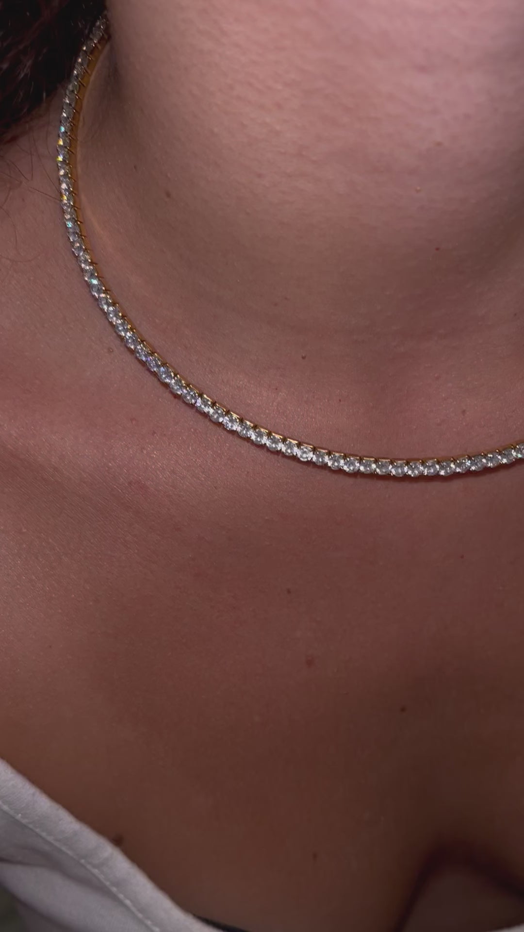 Collana rigida tennis